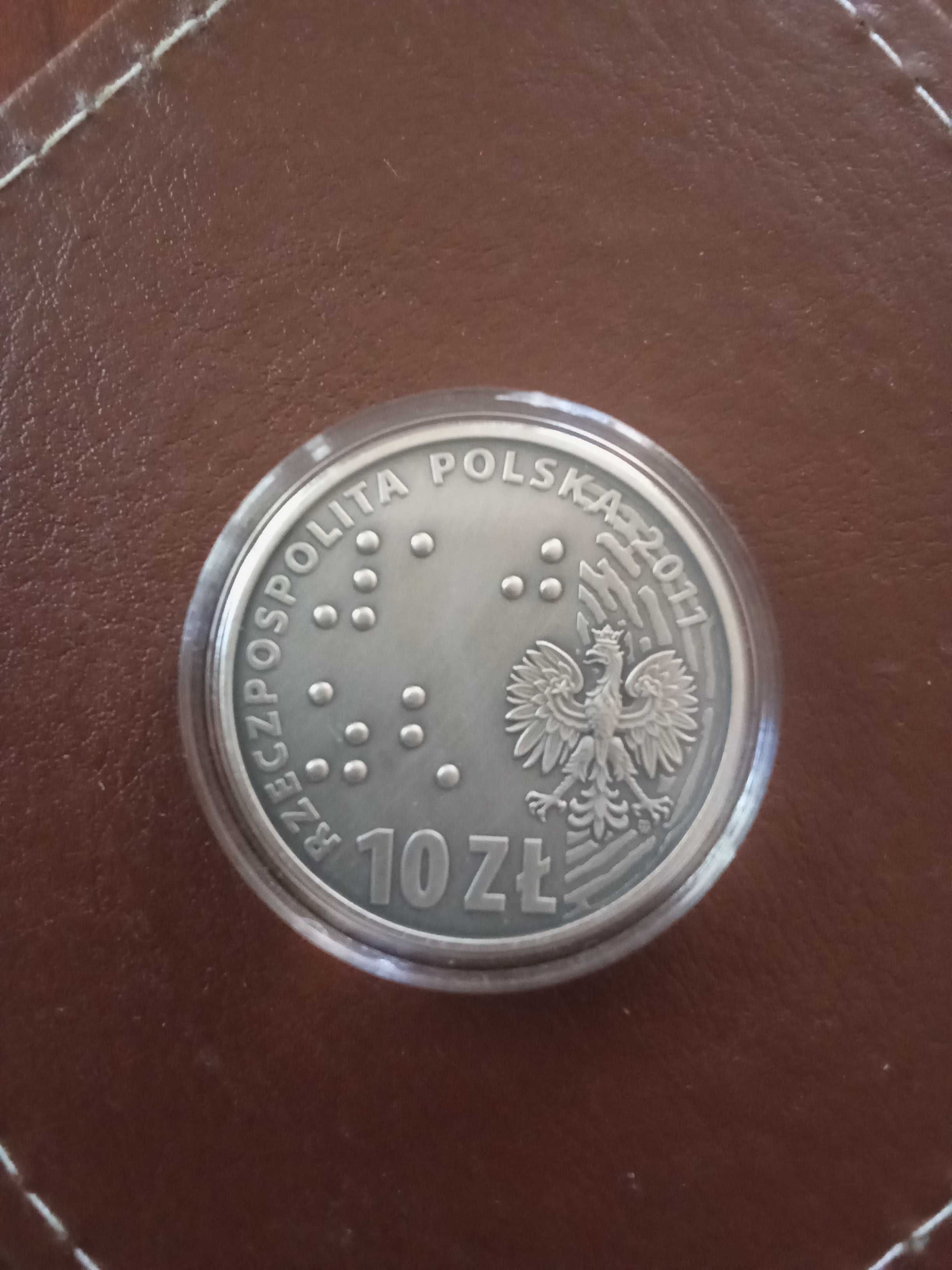 Moneta Europa bez Barier 10 złotych