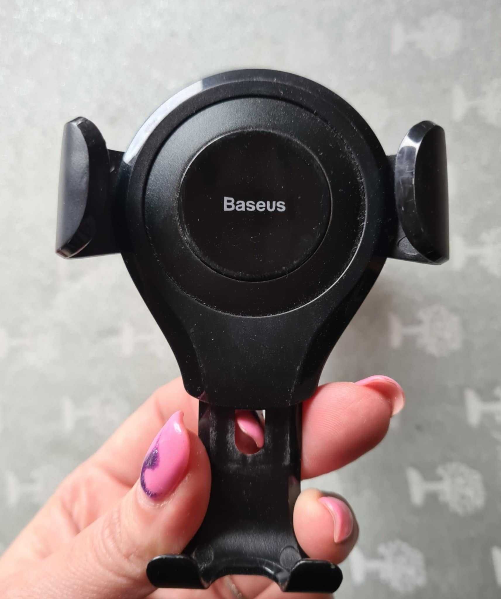 Baseus uchwyt samochodowy na telefon z silikonową przyssawką
