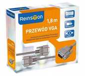 Kabel przewód D-SUB VGA -VGA 1.8m Reinston