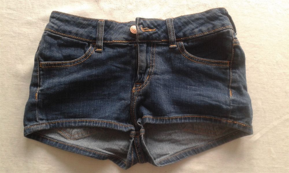 H&M krotkie spodenki / szorty / jeans / jeansowe rozmiar 34 nowe
