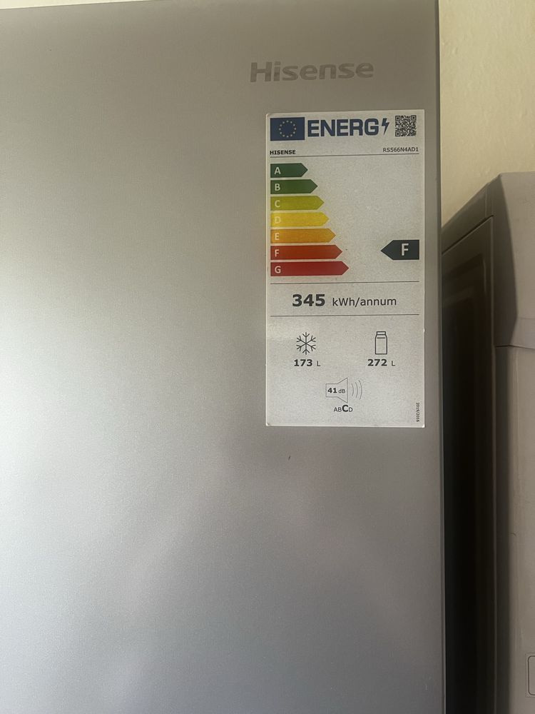 Frigorífico Hisense Side-by-Side Inox