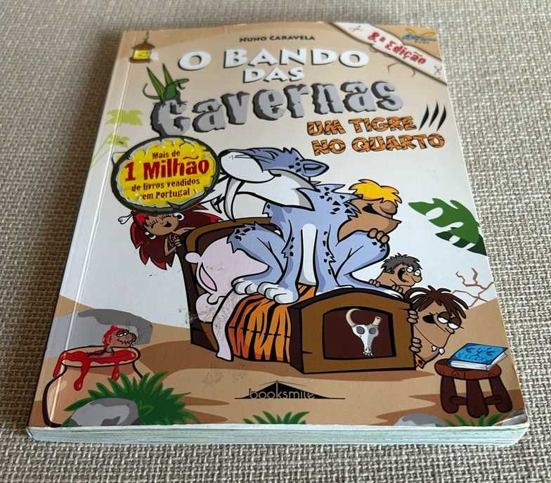 Livro O Bando das Cavernas Nº 10 Um Tigre no Quarto