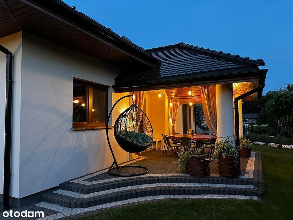 Piękny dom, 5 pokoi, 2 łazienki, zagospodarowany teren!