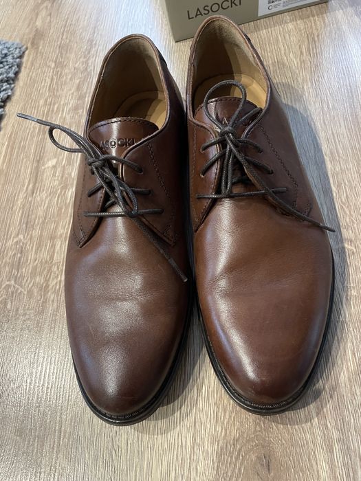 Buty wizytowe Lasocki skóra brąz 41