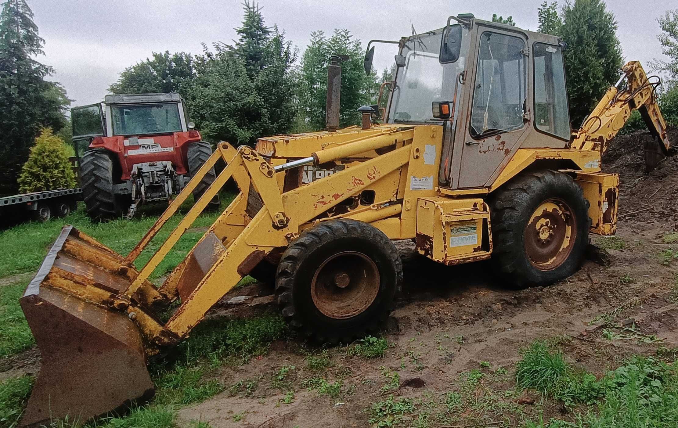 Koparko ładowarka FAI komatsu 90d