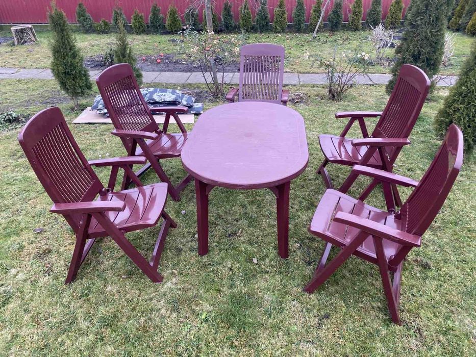 Набір комплект садовий,набор садовой,садові меблі,пластиковий Hartman