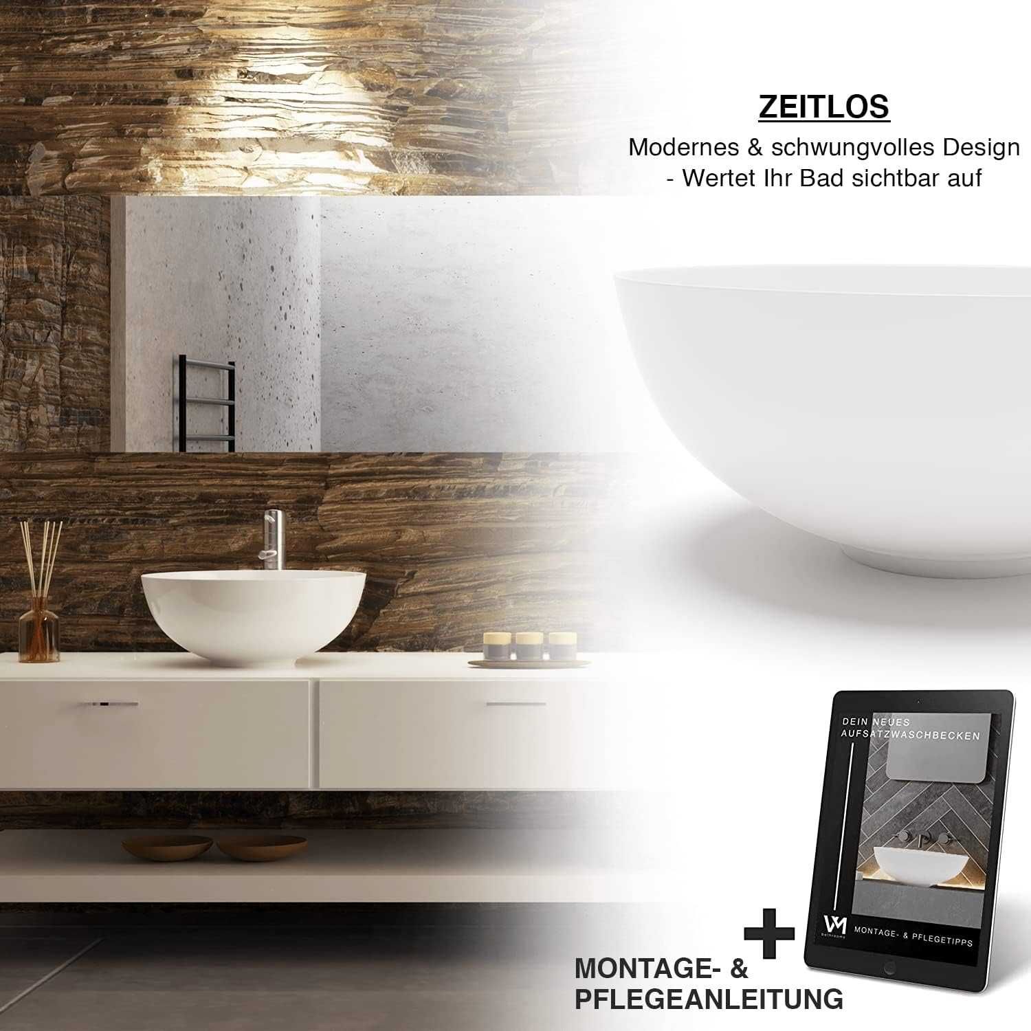 Nowa ceramiczna umywalka / zlew / nad blatowa VMbathrooms / 367!