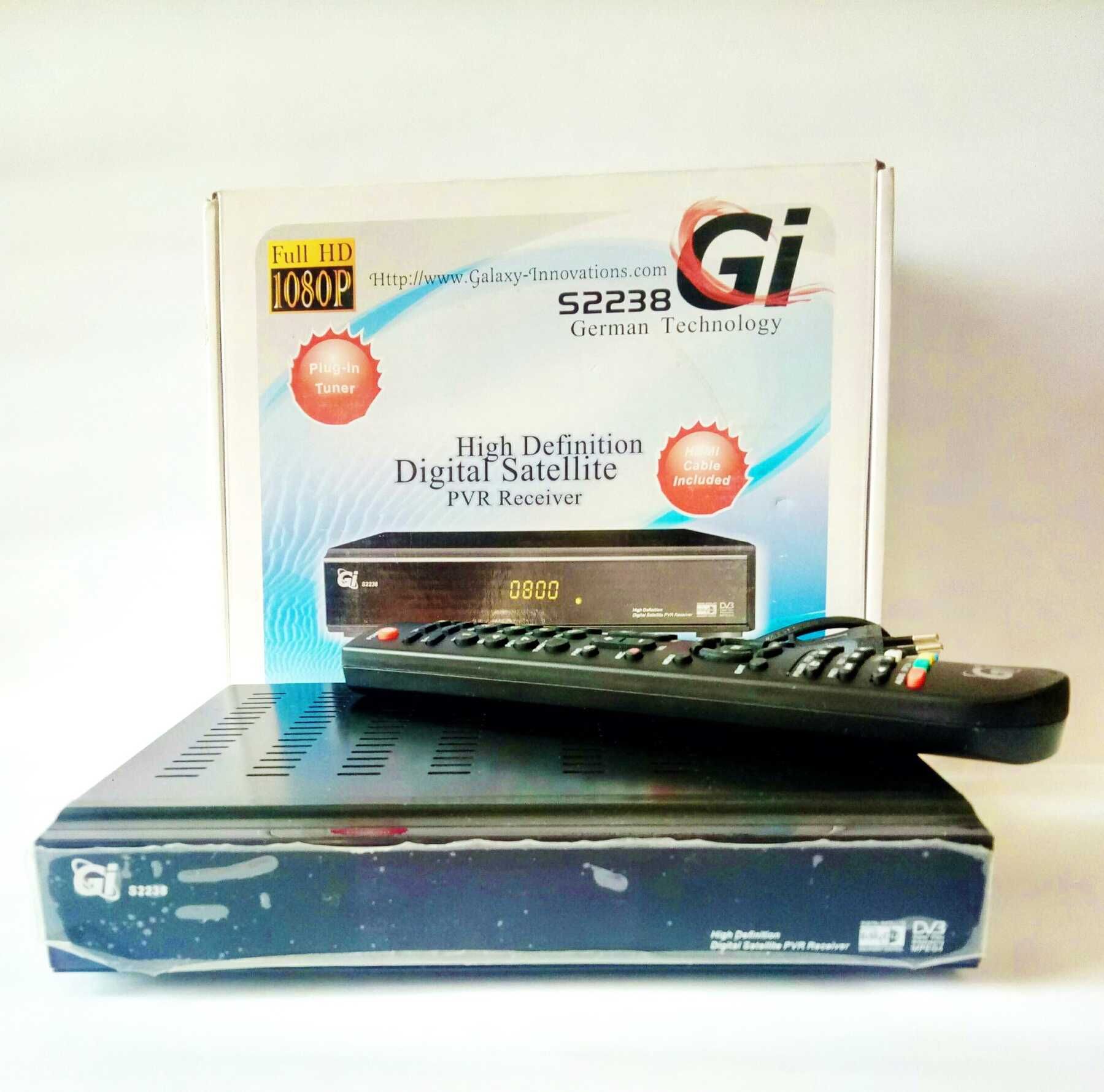 Спутниковый тюнер GI S-2238 + IPTV, работают код.каналы