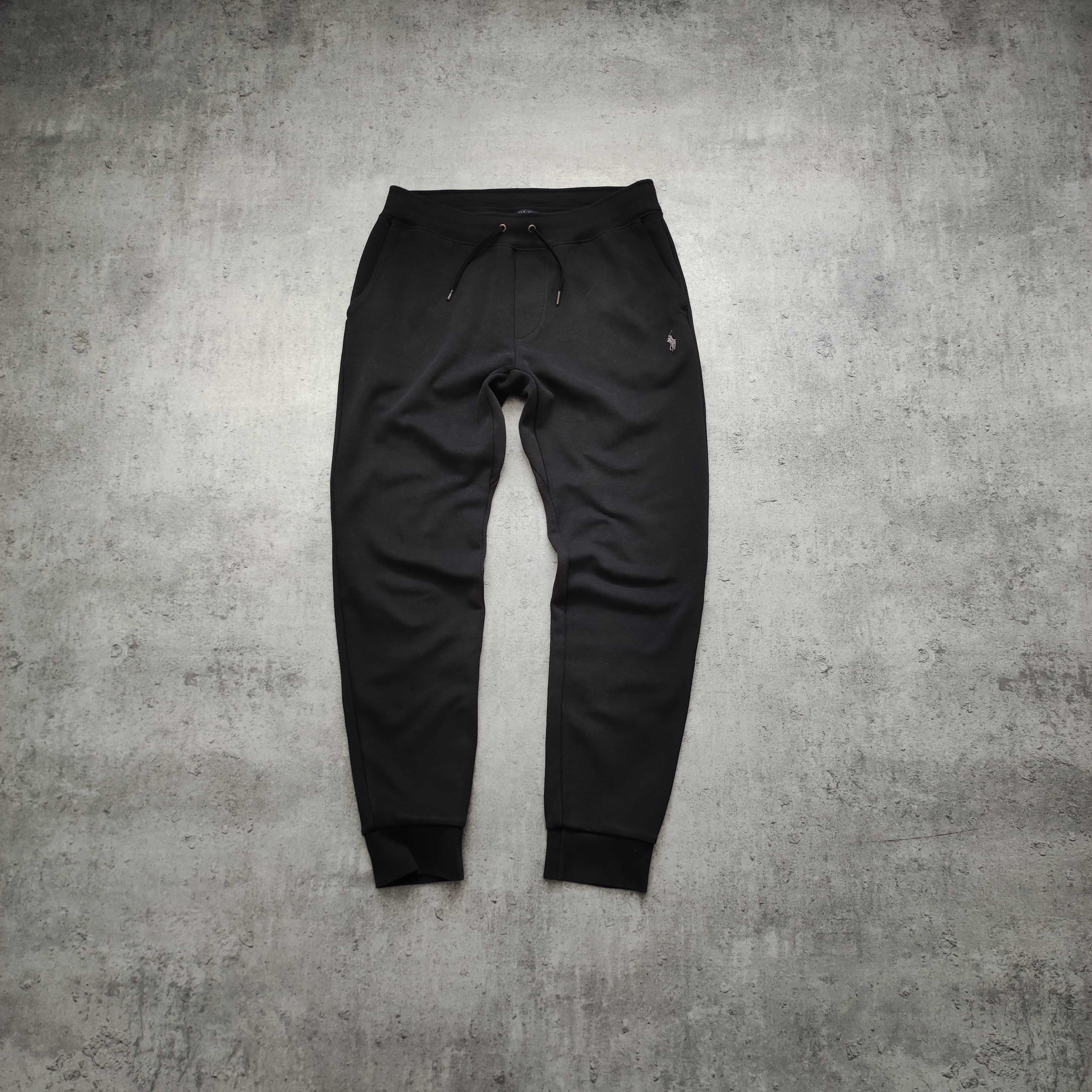 MĘSKIE Spodnie Dresy Sportowe PREMIUM Joggery Grafit Polo Ralph Lauren