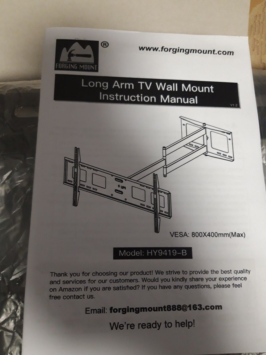 Uchwytu stojak do telewizora 50-90" Forging Mount 50 kg