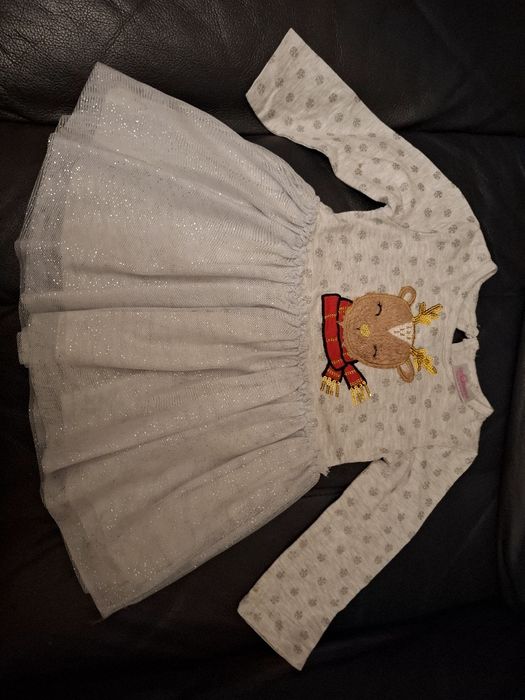 Świąteczna sukienka marki so cute  rozmiar 74