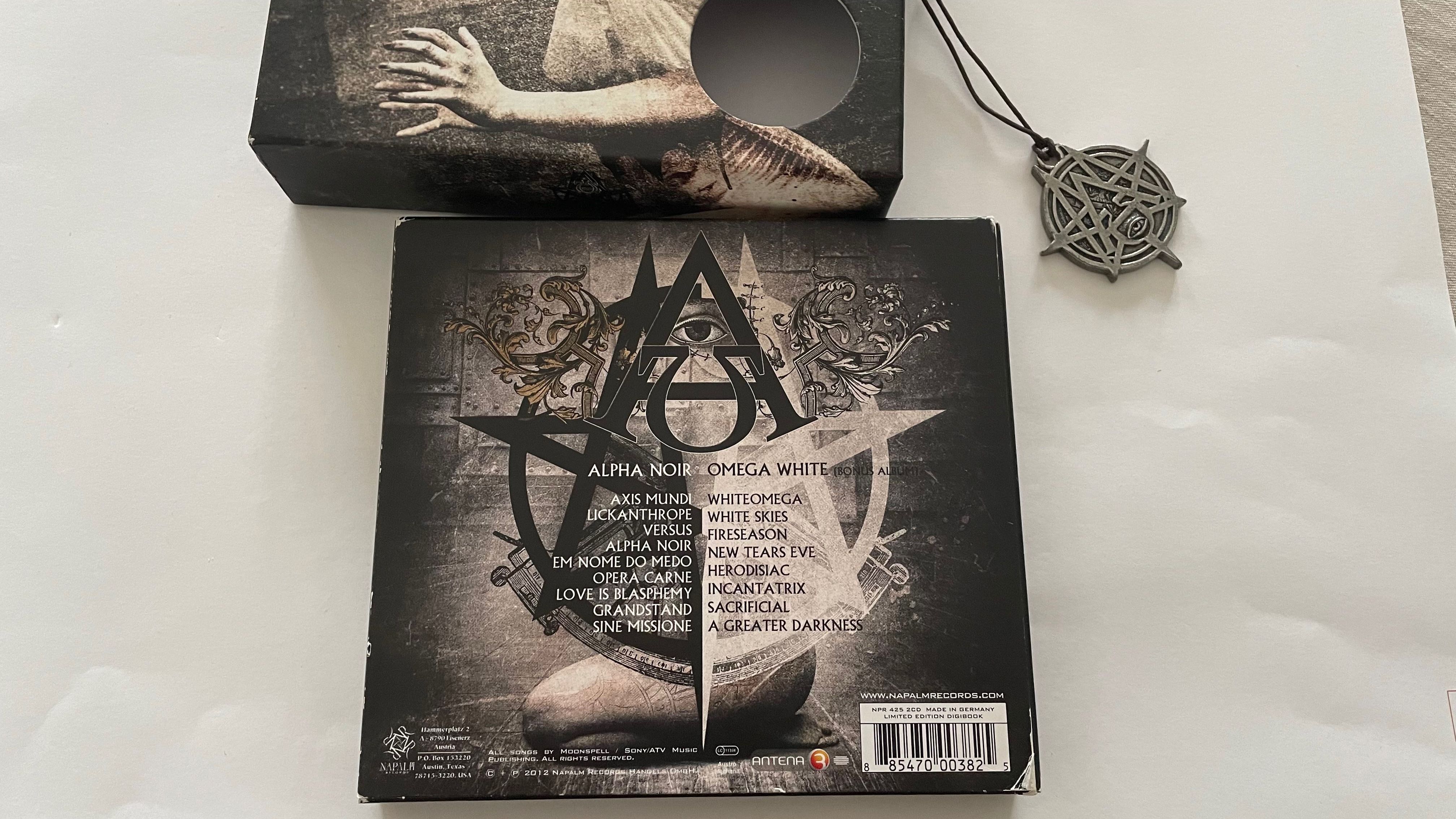 Boxset - Moonspell ‎– Alpha Noir / Omega White - 2 cds