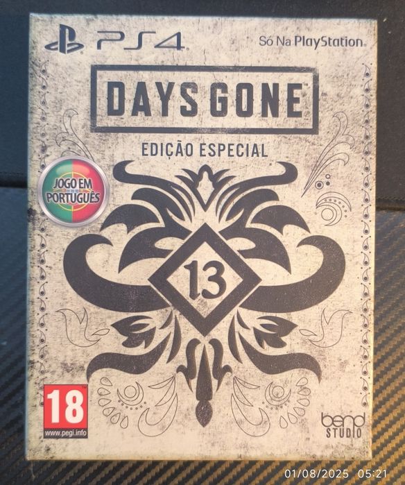 Days Gone Edição especial (como novo) PS4/PS5