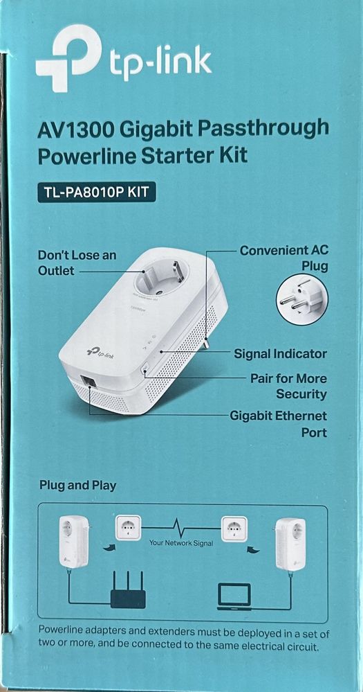 Transmiter sieciowy TP-Link TL-PA8010P KIT