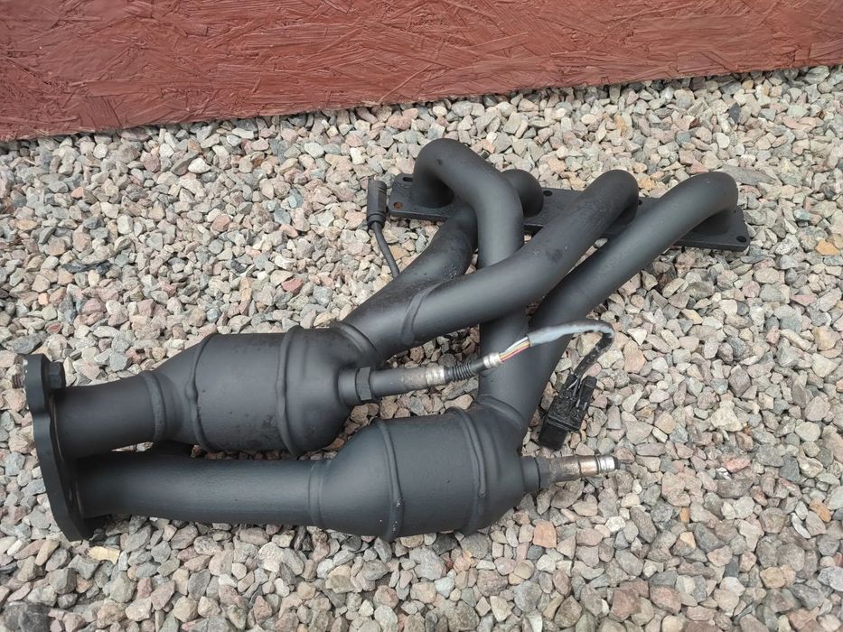 BMW E46 ORYGINALNY KOLEKTOR WYDECHOWY + KATALIZATOR DO SILNIKÓW GAMY N42 / N46 ( 1.6i / 1.8i / 2.0i ) O NR. 18 40 7 506 559 OEM SPRAWNY W 100%