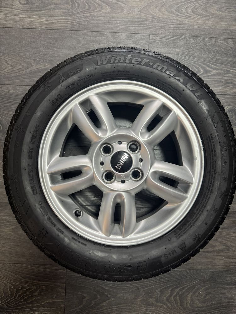 диски з зимніми шинами r15 колеса на mini сoper r56