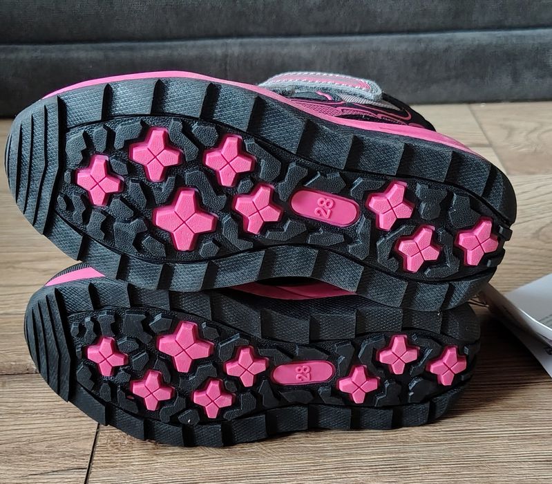 Buty zimowe ocieplane śniegowce dziewczęce różowe 28 nowe