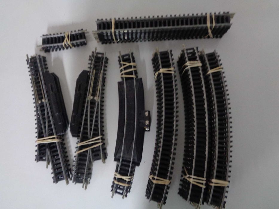 1:87 Mehano Mega lote de 54 vias pista comboio