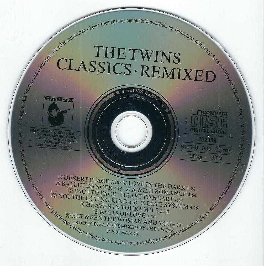 CD The Twins - Classics Remixed (1991) (Hansa)