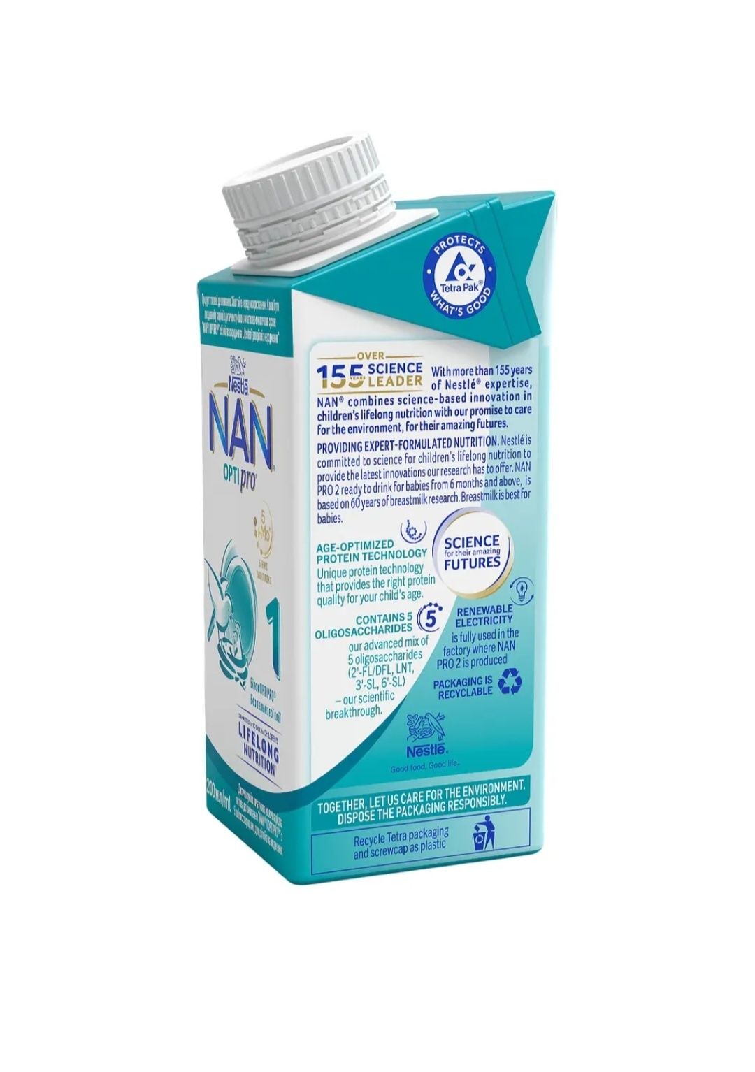Nan 1 Optipro 200 ml рідка суміш