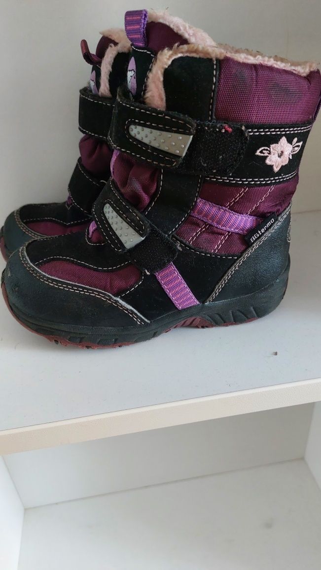 Дитячі зимові чоботи BG термо 27 розміру