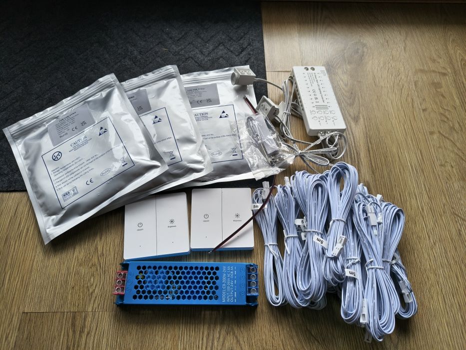 Zestaw oświetlenia schodowego LED nowe