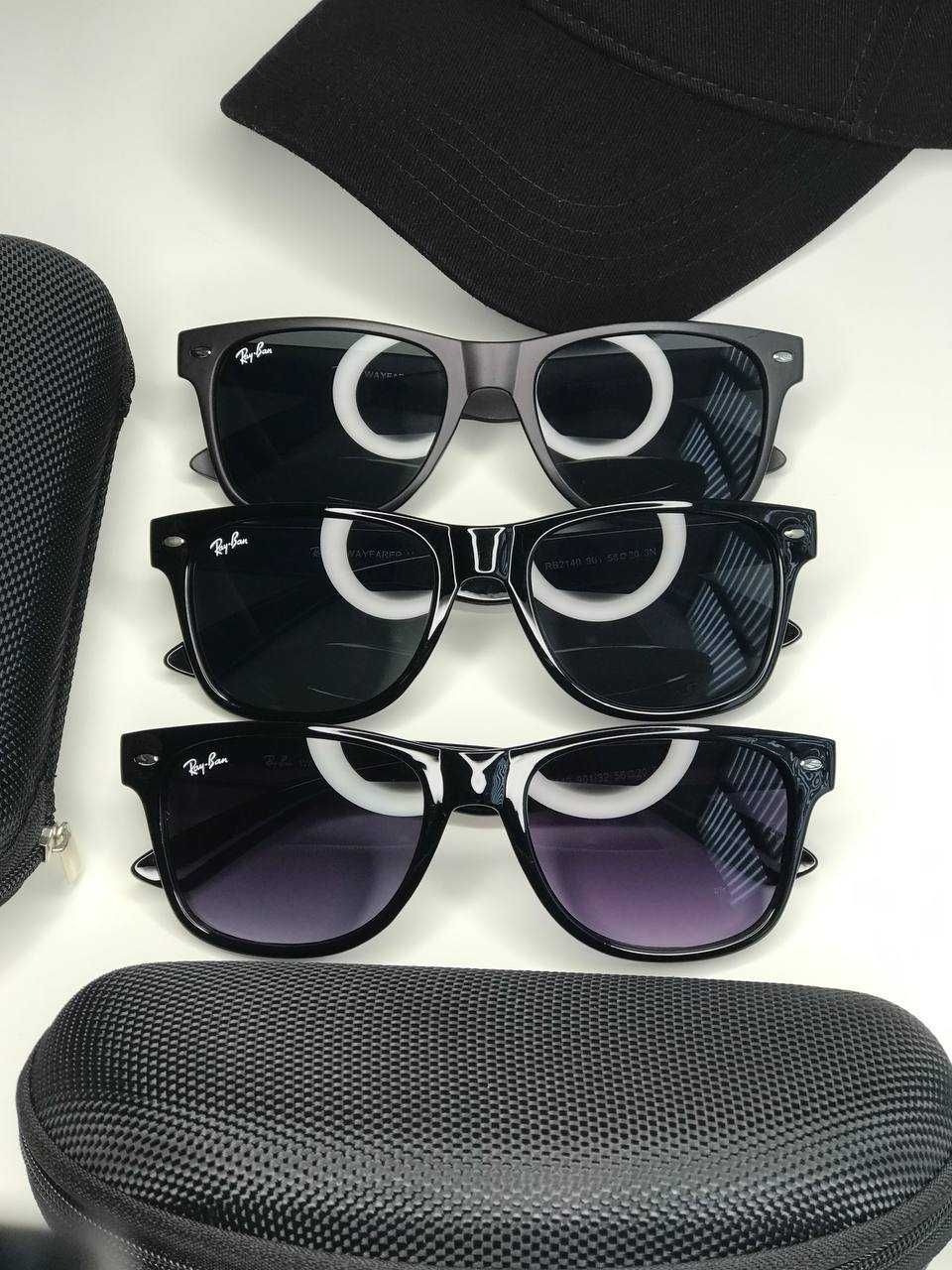 ТОП СЕЗОНА! Окуляри чоловічі сонцезахисні RAY BAN Рой бен Wayfarer