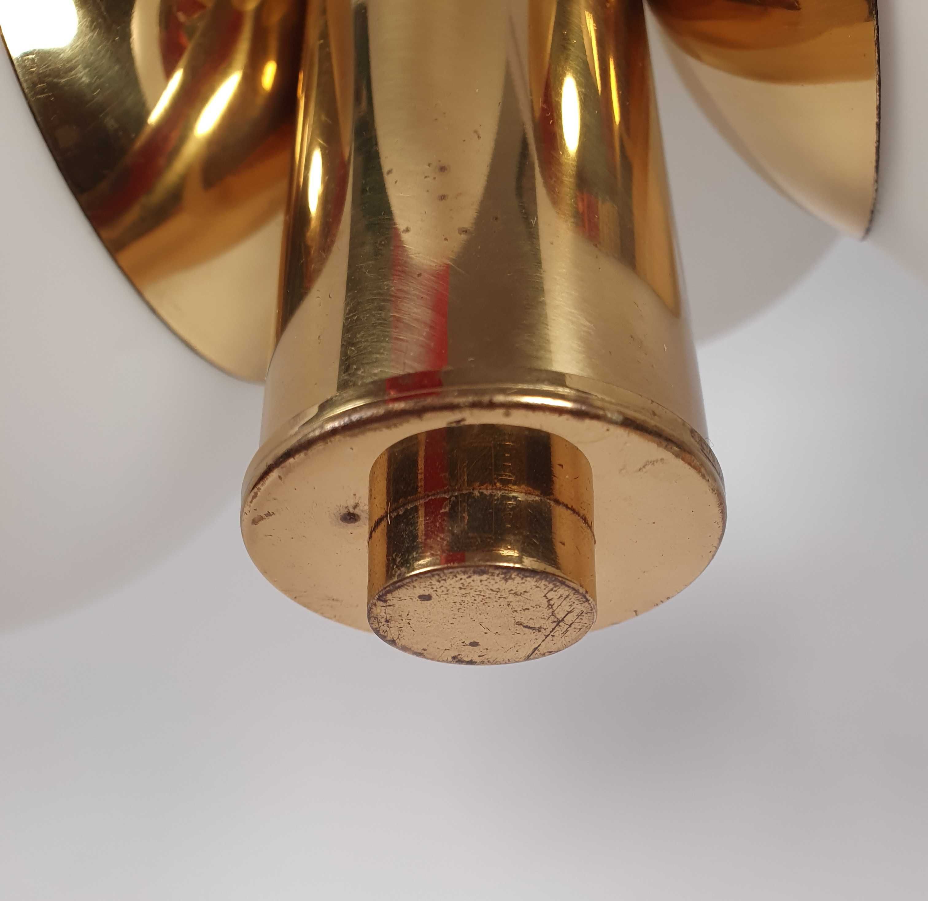 Lampa sufitowa, Kule, VEB Leuchtenbau, lata 60, vintage/ retro/ PRL