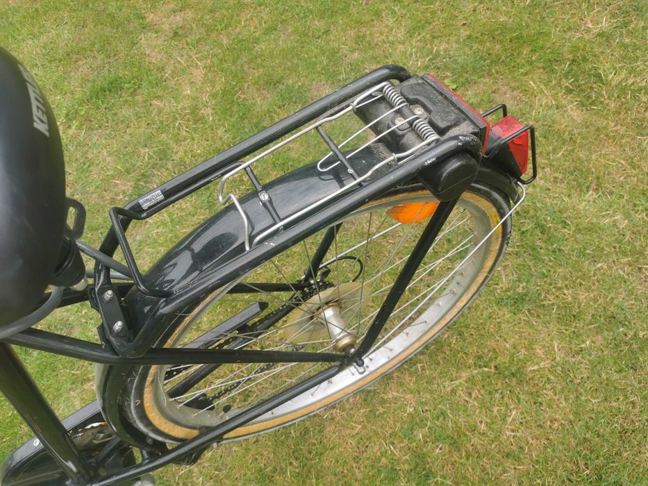 Rower Kettler City Cruiser Biegi Dzwonek Bagażnik Czarny