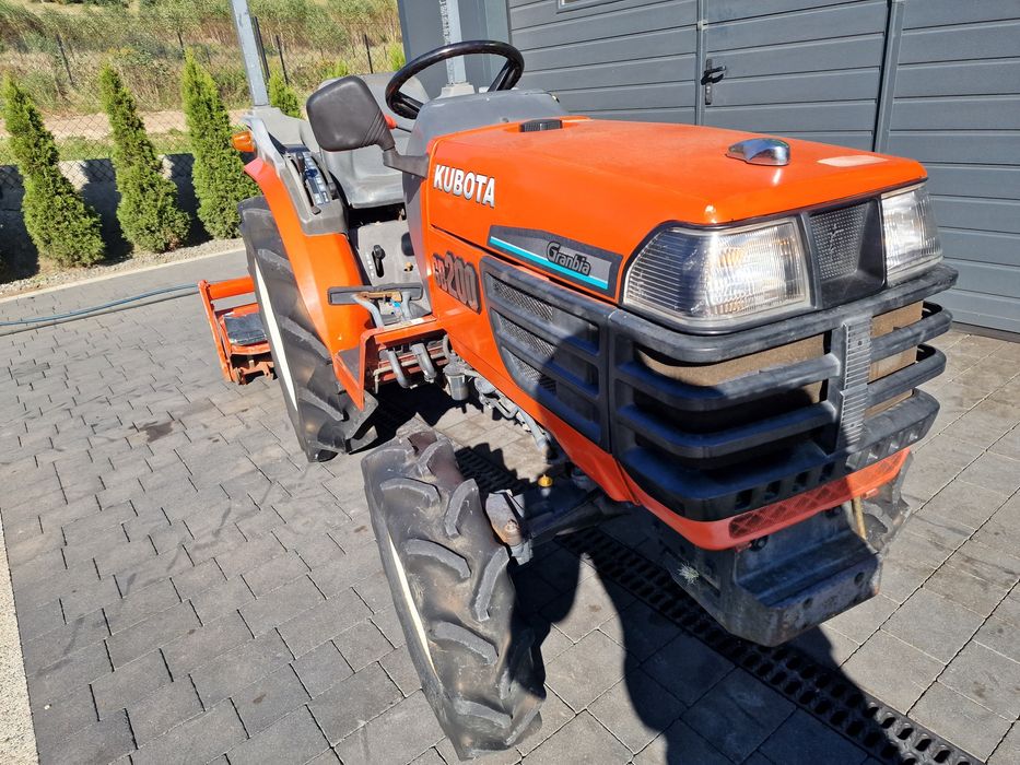 Mini traktor Kubota GB200,wspomaganie kierownicy.japoński traktorek,