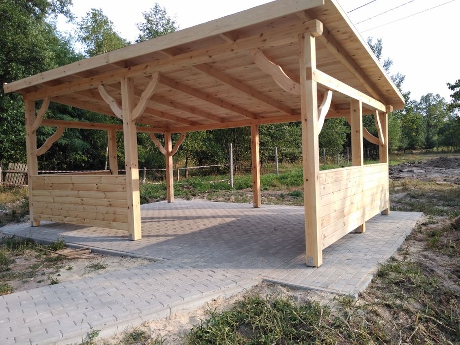 Wiata garażowa 6x 4 m Wiata na samochód