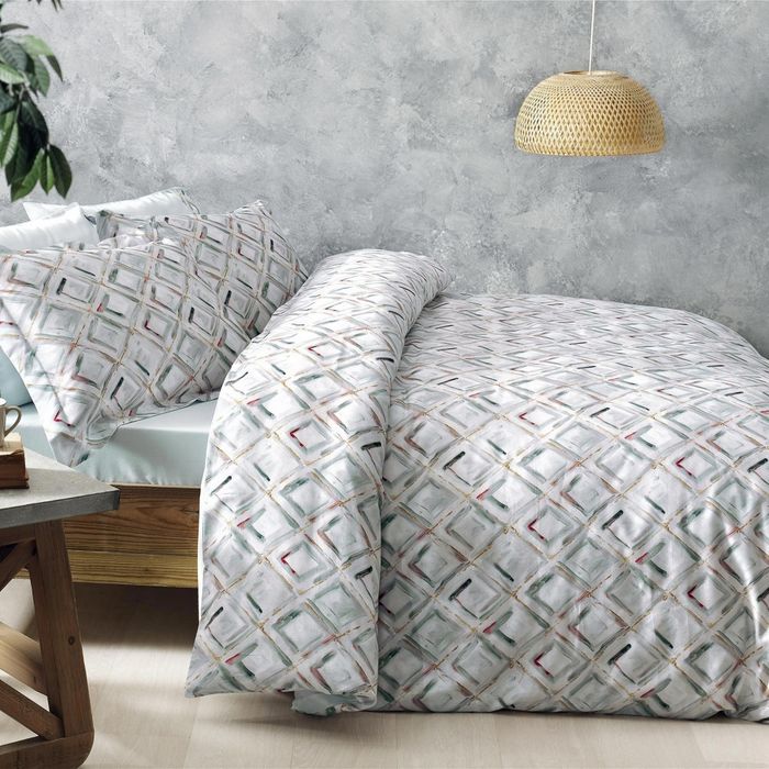 Постельное белье Tivolyo Home люкссатин евро-абстрактные дизайны