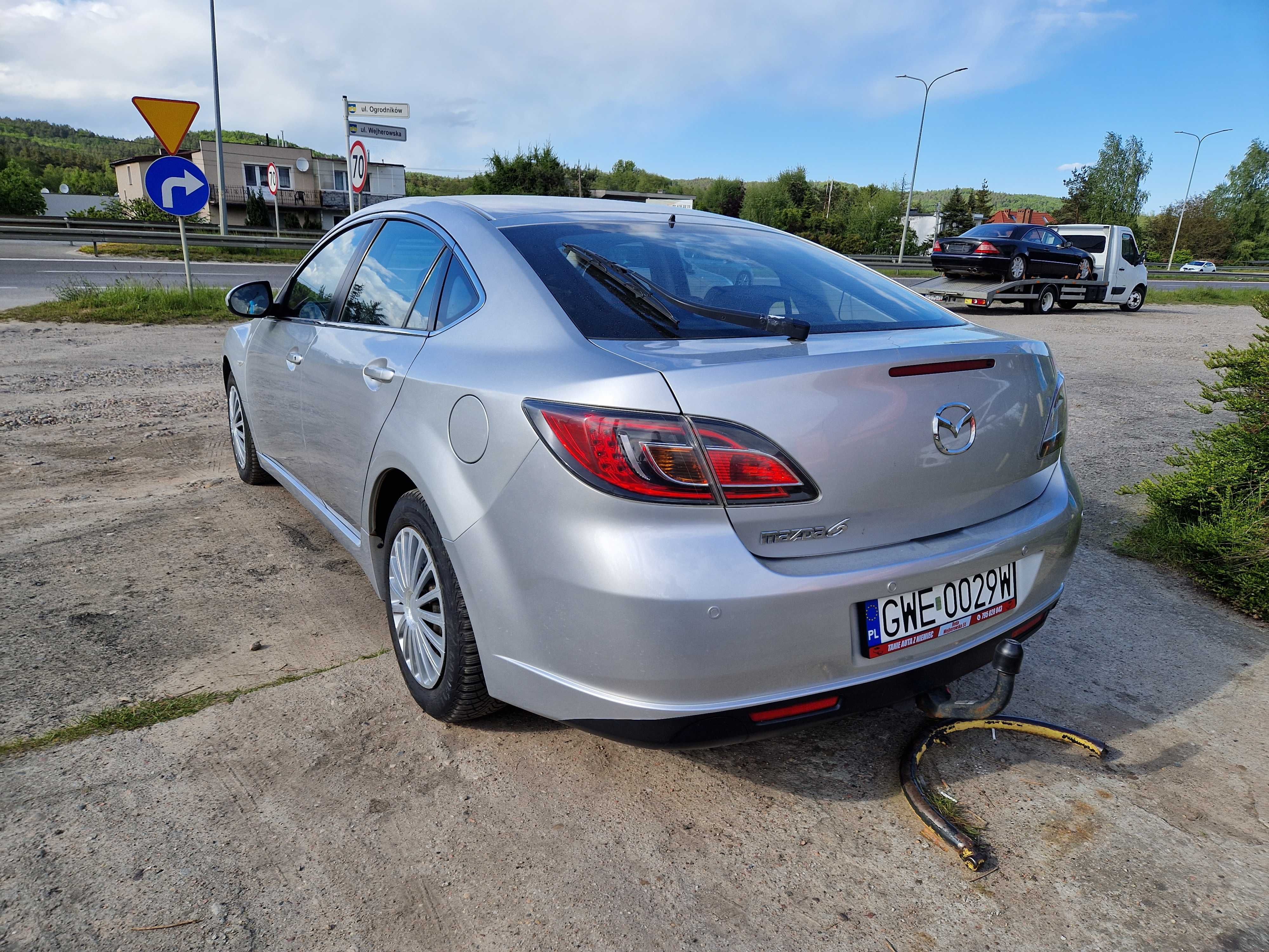Mazda 6 z Danii ! Zarejestrowany ! 1.8 Benzyna ! Klimatyzacja ! Hak !