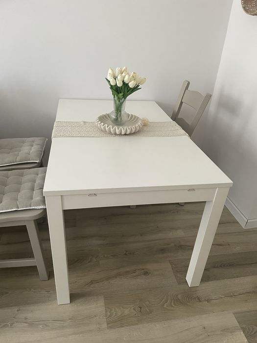 Stół biały Ikea rozkładany