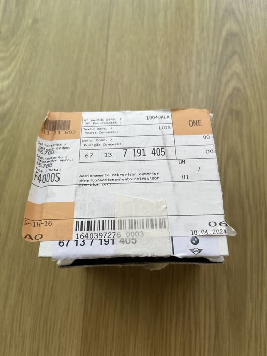 Motor retrovisor lado direito (pendura) novo BMW e92 Coupe