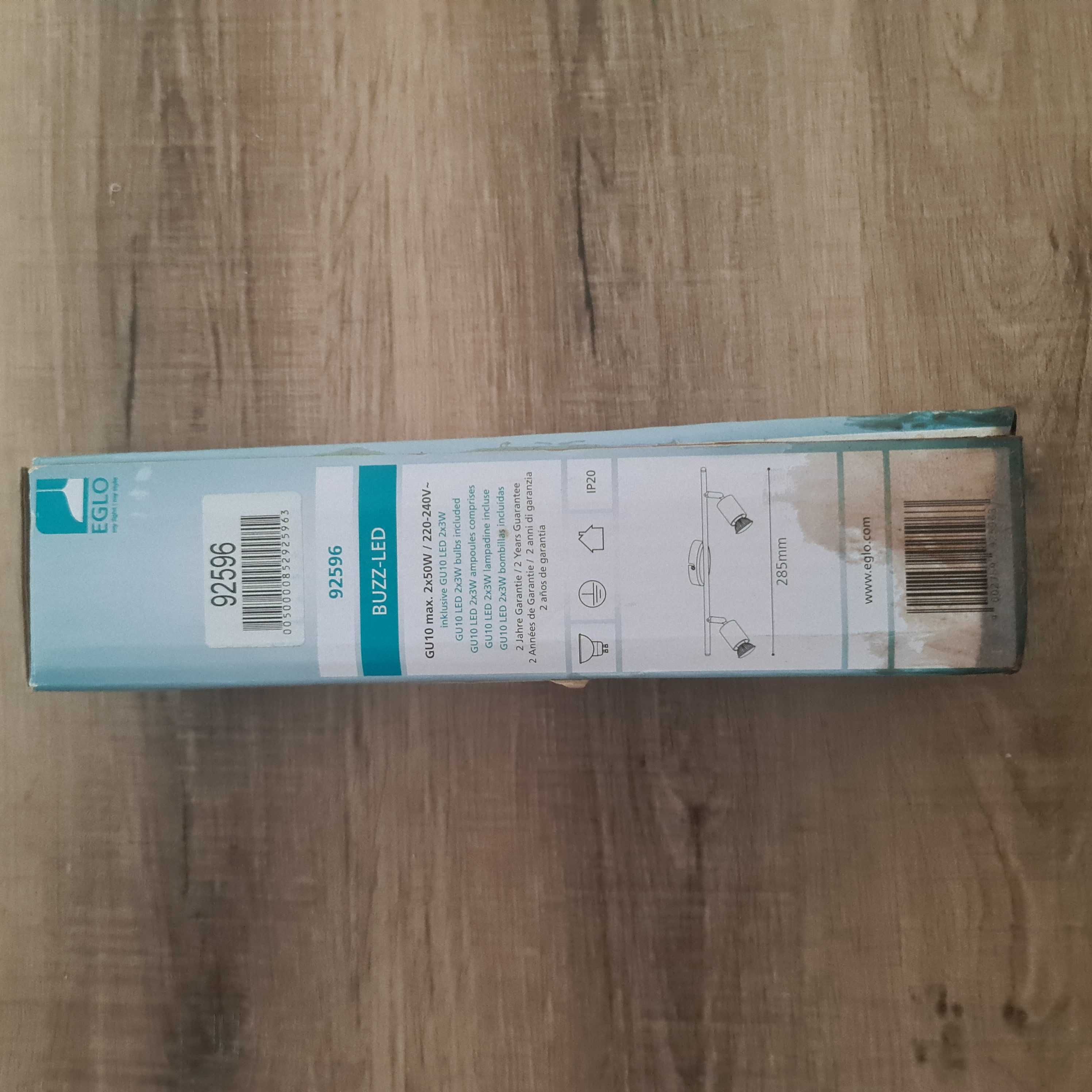 Candeeiro com 2 lâmpadas Led incluídas - Novo