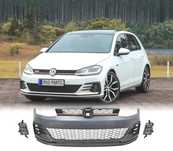 PÁRA-CHOQUES FRONTAL VOLKSWAGEN VW GOLF 7.5 17-20 LOOK GTI PDC + NEVOEIROS