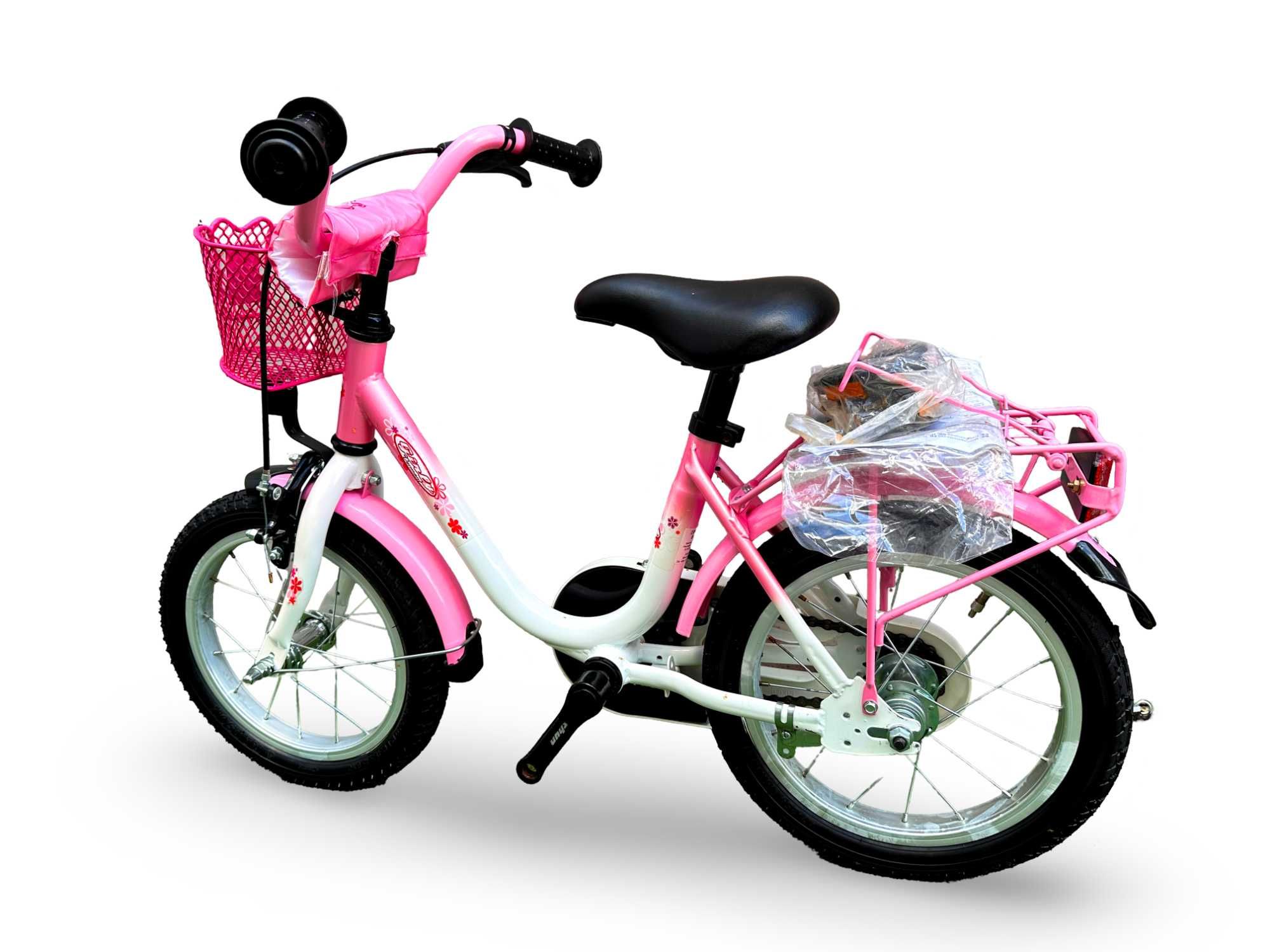 Rower Dziecięcy VERMONT GIRLY SUMMER Koła 14" Błotniki Bagażnik