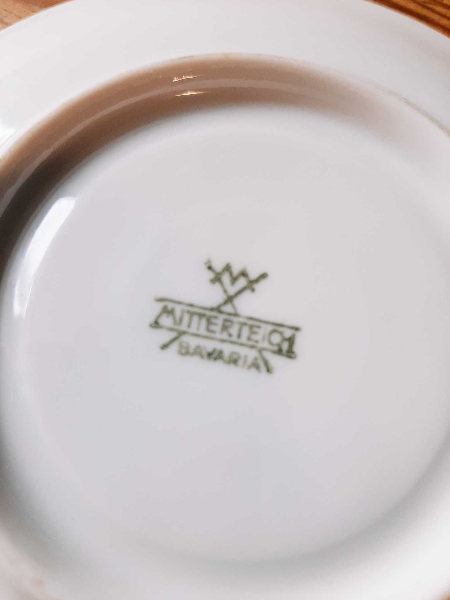 Talerzyk porcelana Mitterteich Bavaria w róże