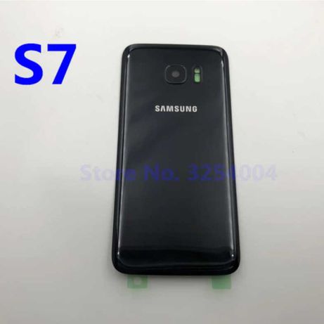 Задня кришка, скло Samsung Galaxy S7 Edge G935 S7 G930  чорна