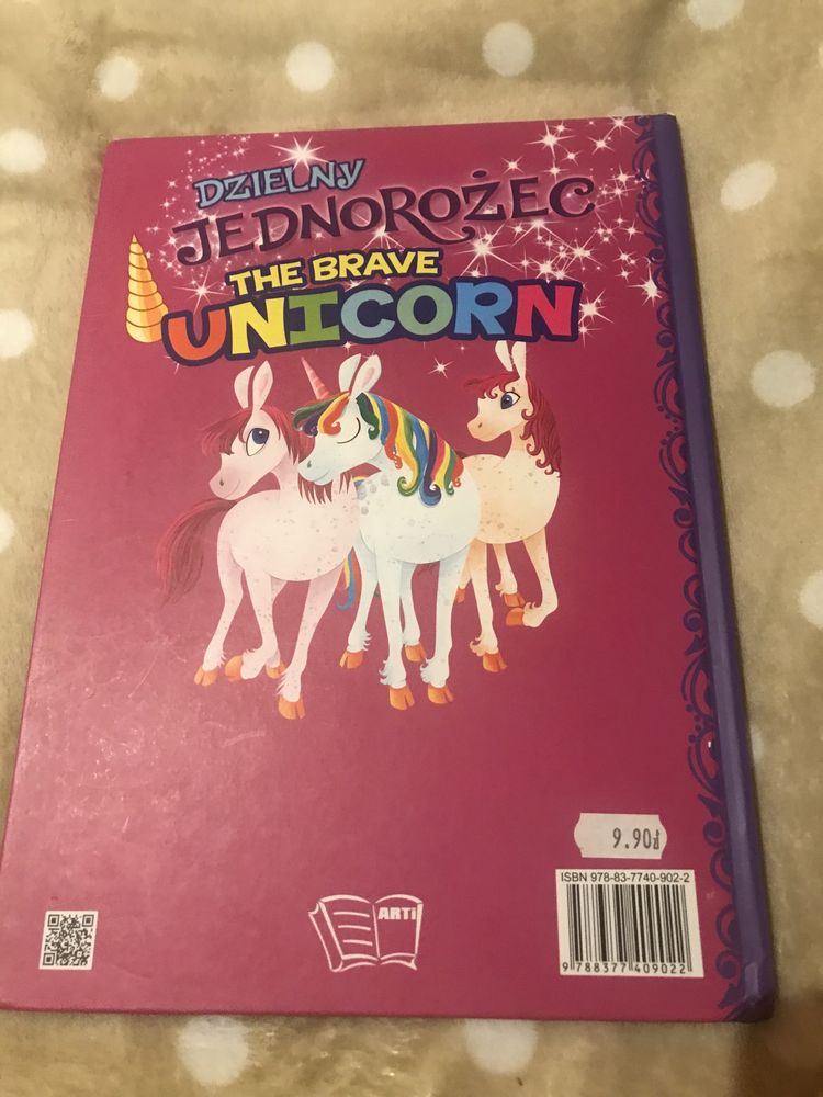 Dzielny jednorożec wersja polsko - angielska