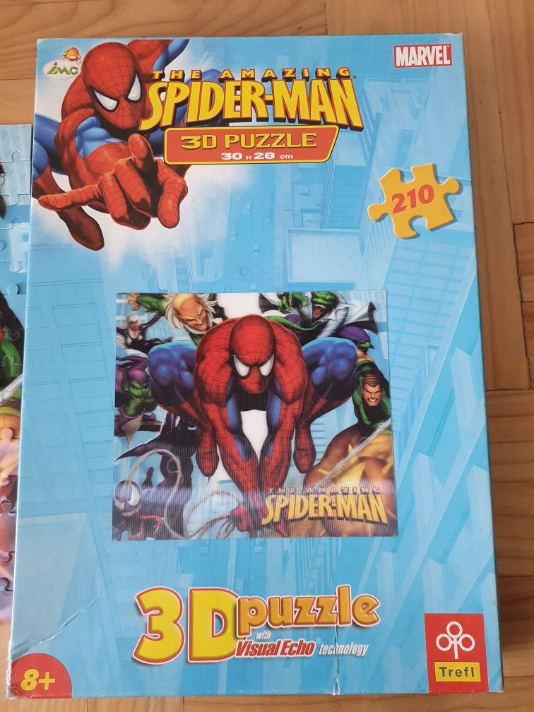 Puzzle spider-man 3D 210 elementów trefl  spiderman