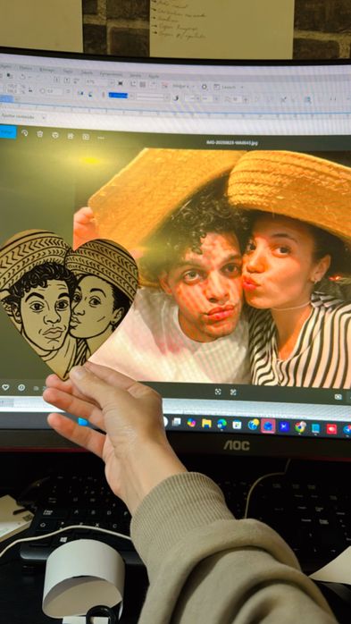 Artes feita com fogo !