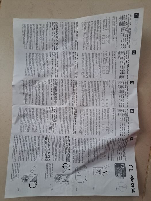 Fechadura eletrica CISA