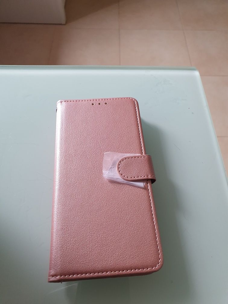 Capa livro Redmi 9T Rose Gold