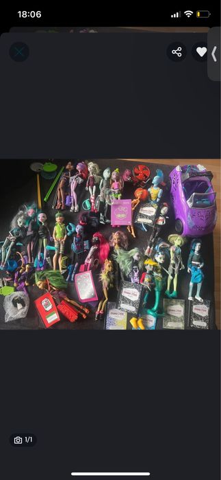 монстер хай, ляльки