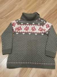 Swetr dziewczęcy c & a rozmiar 116