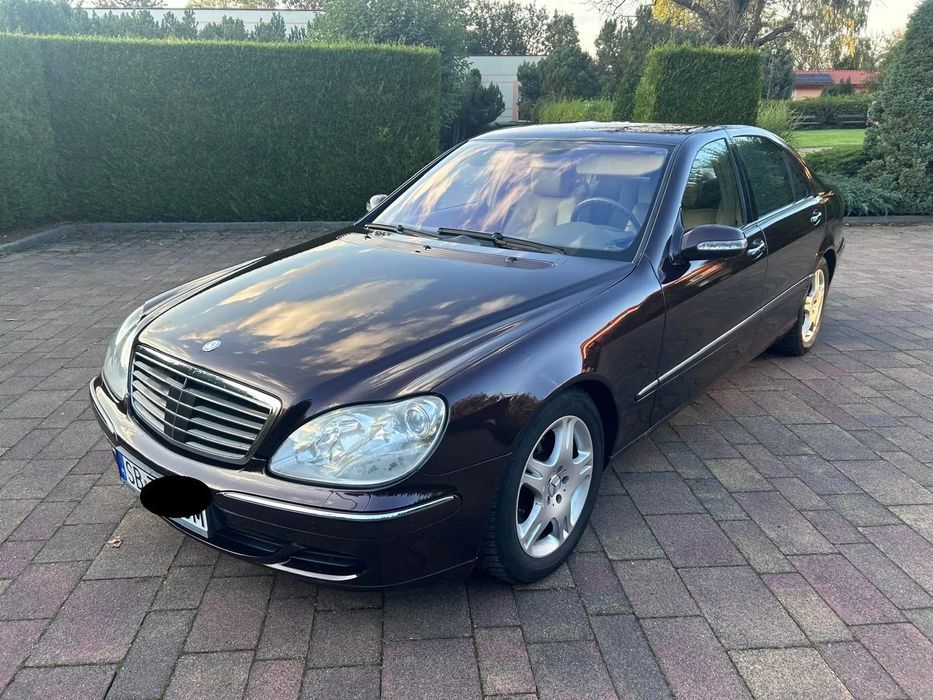Mercedes-Benz Klasa S S500 4matic, minimalny przebieg, mega doinwestowana, ideał na zimę