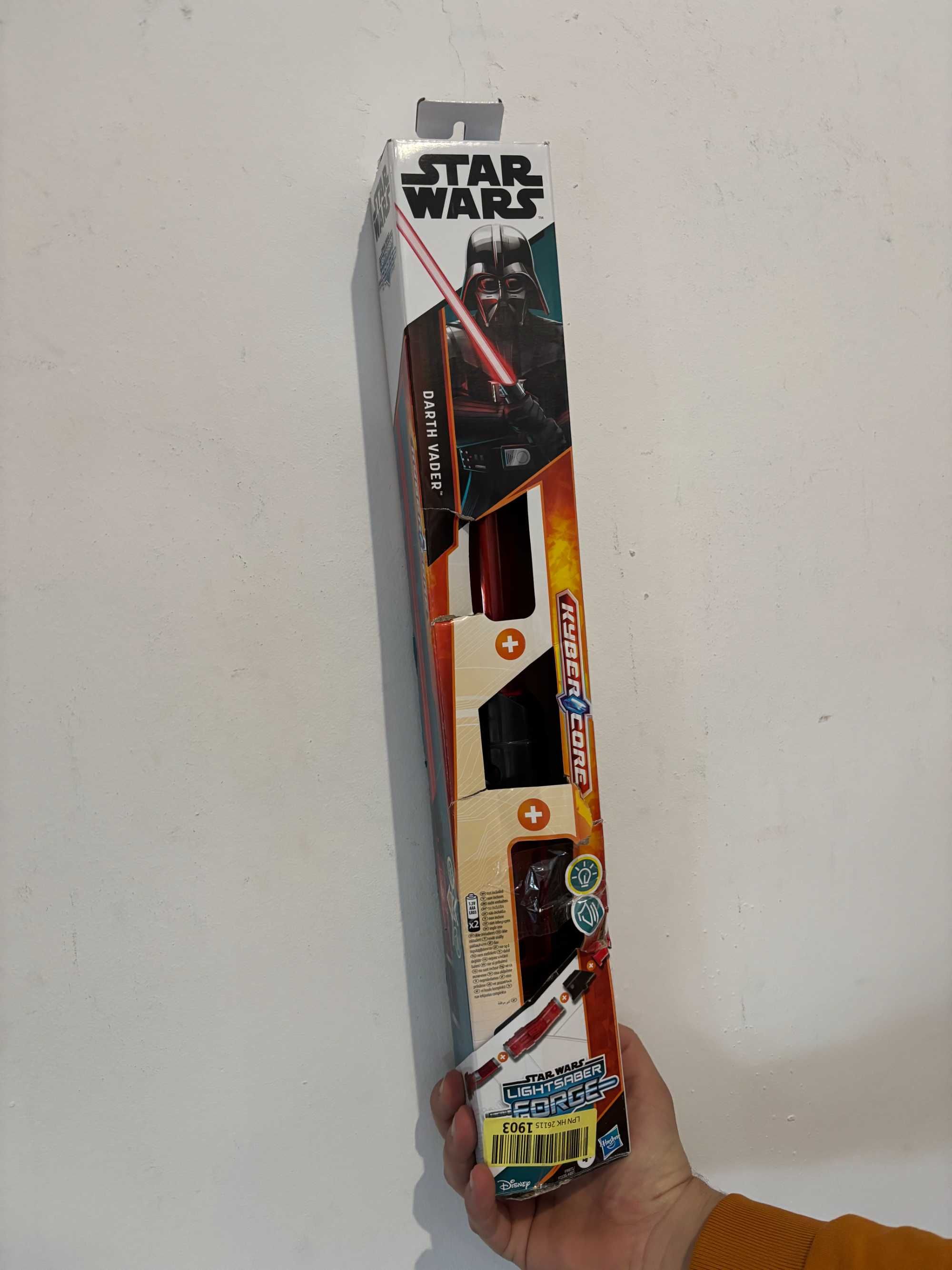 Star Wars Lightsaber Forge Kyber Core, Darth Vader, miecz świetlny