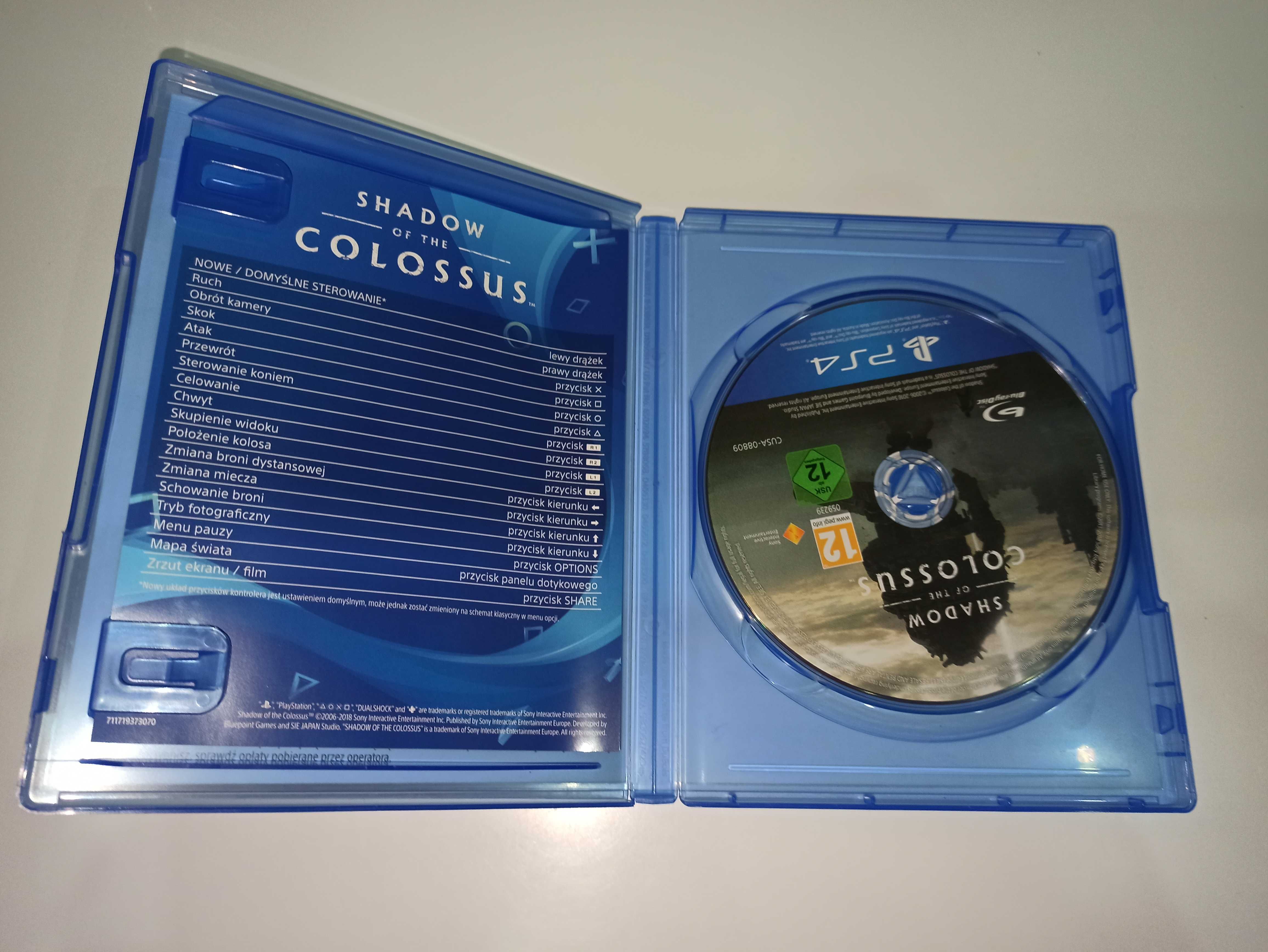 ps4 SHADOW OF THE COLOSSUS PL po polsku polska okładka